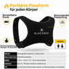 BLACKROX Rückenstabilisator Black Haltungskorrektur | Rücken Geradehalter Haltungstrainer Rückenstütze Posture Corrector