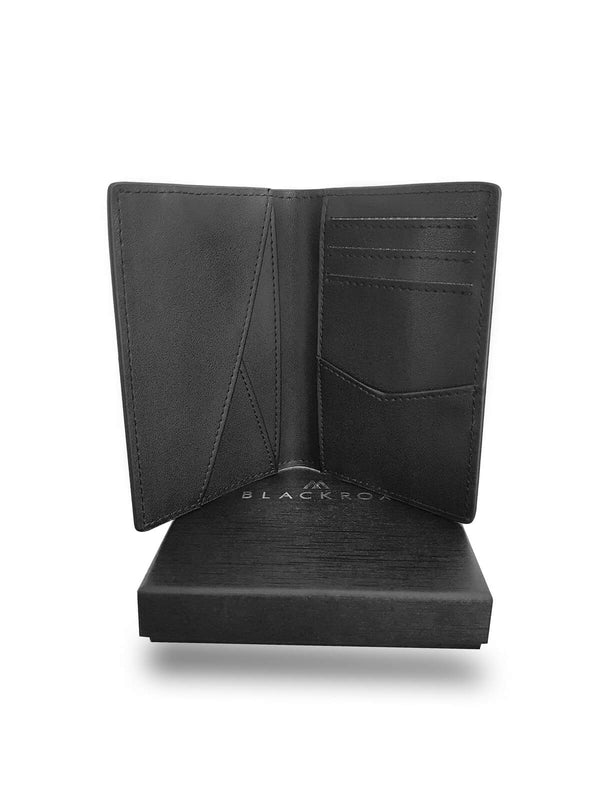 BLACKROX Kreditkartenetui echtes leder RFID Mini Geldbörse