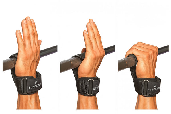 BLACKROX ROXVALION Power Grips – Premium Zughilfen mit rutschfester Spezialkautschuk