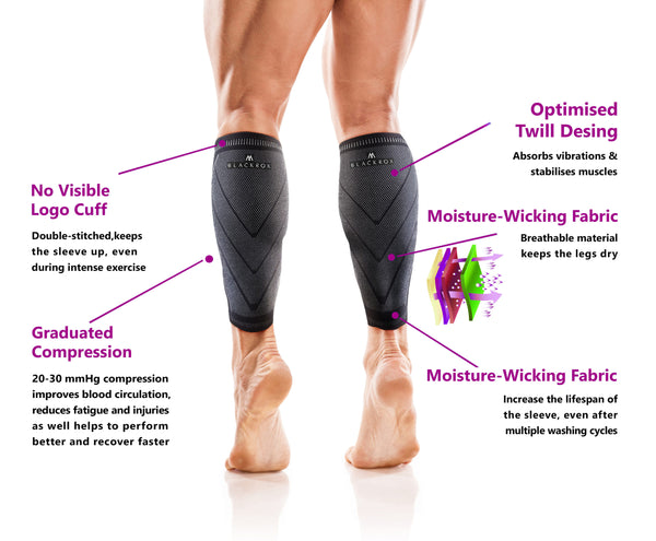 BLACKROX Wadenbandage RUNMED Performance V1