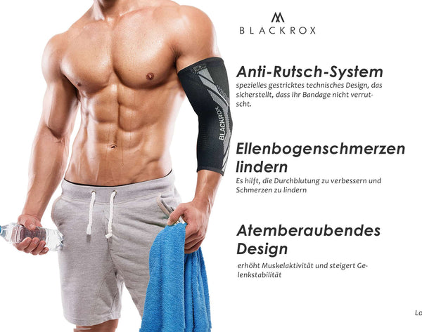 BLACKROX Ellenbogenbandage SWISSBERN