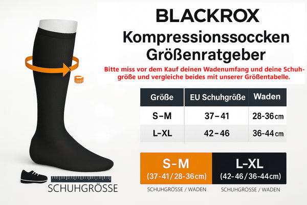 BLACKROX Kompressionsstrümpfe ASTROPREFORM V1