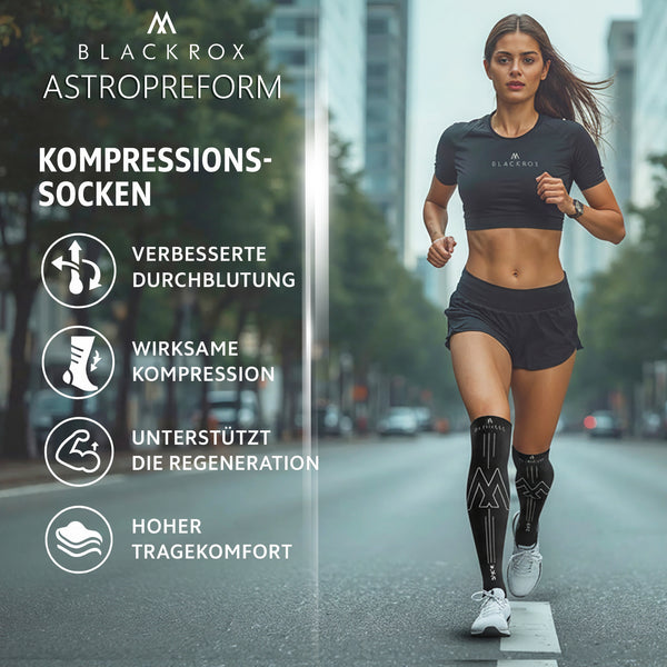 BLACKROX Kompressionsstrümpfe Astropreform RUNNERROX